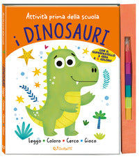 Dinosauri leggo coloro cerco gioco 
