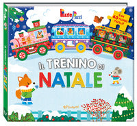 Trenino di natale - puzzle pazzi con 40 tessere 