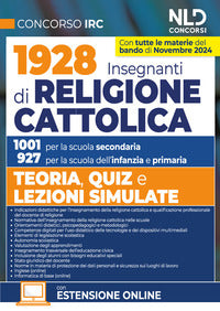 1928 insegnanti di religione cattolica - teoria quiz e lezioni simulate 