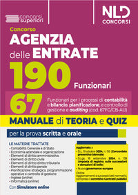 Concorso agenzia delle entrate 190 funzionari 67 contabilita' e bilancio manuale e teoria e quiz 