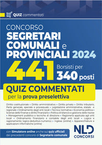 Concorso segretari comunali e provinciali 2024 441 borsisti per 340 posti quiz commentati 