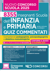 8355 insegnanti scuola dell'infanzia e primaria posto comune e sostegno quiz 