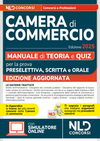 Camera di commercio - manuale per la prova preselettiva scritta e orale 2025 