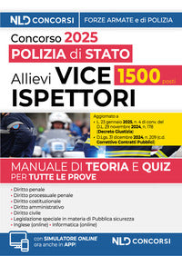 Concorso 2025 polizia di stato allievi vice ispettori 