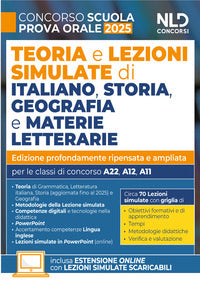 Concorso scuola 2025 teoria e lezioni simulate di italiano storia e geografia e materie letterarie 