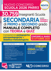 Concorso scuola pnrr3 - manuale con teoria e test di verifica per il nuovo concorso docenti scuola 