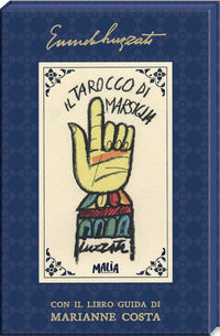 Tarocco di marsiglia con il libro guida con 22 carte 