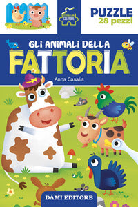 Animali della fattoria - puzzle 28 pezzi 