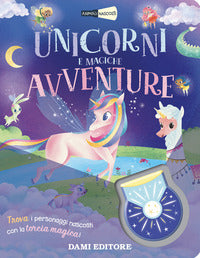 Unicorni e magiche avventure - animali nascosti con torcia 