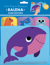 Balena libro bagno spruzzino 