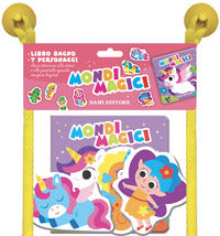 Mondi magici - libri bagno con 7 sagome di personaggi 