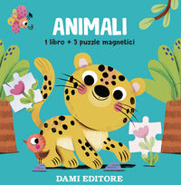 Animali libri con puzzle magnetici 