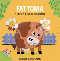 Fattoria libri con puzzle magnetici 