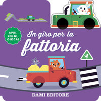 In giro per la fattoria con macchinina in legno 