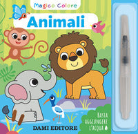 Animali - magico colore con pennello ad acqua 