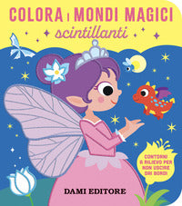 Colora i mondi magici scintillanti 