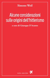 Alcune considerazioni sulle origini dell'hitlerismo 