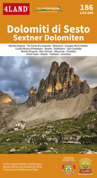 Dolomiti di sesto - sextner dolomiten 1:25.000 