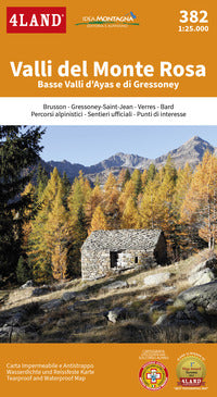 Valli del monte rosa 1:25.000 