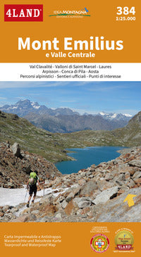 Mont emilius e valle centrale 1:25.000 