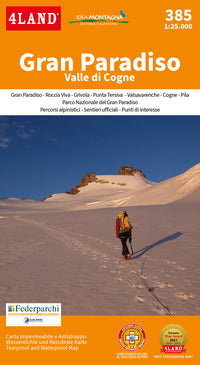 Gran paradiso valle di cogne 1:25.000 