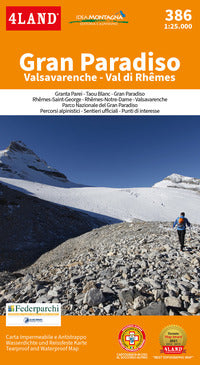 Gran paradiso valsavarenche val di rhemes 1:25.000 
