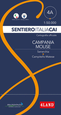 Campania molise - senerchia campitello matese 1:50.000 
