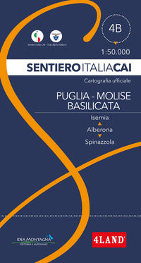 Puglia molise basilicata - isernia alberona spinazzola 1:50.000 