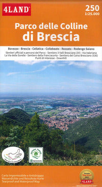 Parco delle colline di brescia 1:25.000 