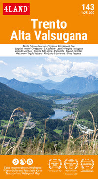 Trento alta valsugana 1:25.000 