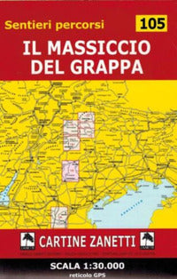 Massiccio del grappa - scala 1:30.000 