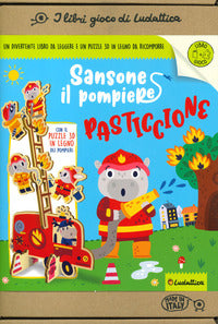 Sansone il pompiere pasticcione - con puzzle in legno 