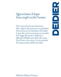 Quest'anno il lupo fissa negli occhi l'uomo 