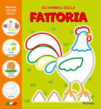 Animali della fattoria - imparo coloro gioco 