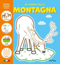 Imparo coloro gioco gli animali della montagna 