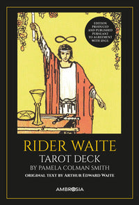 Rider waite tarot deck con 78 cards in 4 colours 