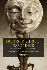 Horror circus tarot deck con 78 cards in 4 colours 