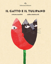 Gatto e il tulipano 